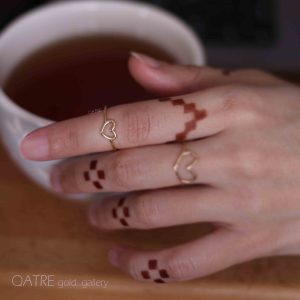 انگشتر قلب کد ۳